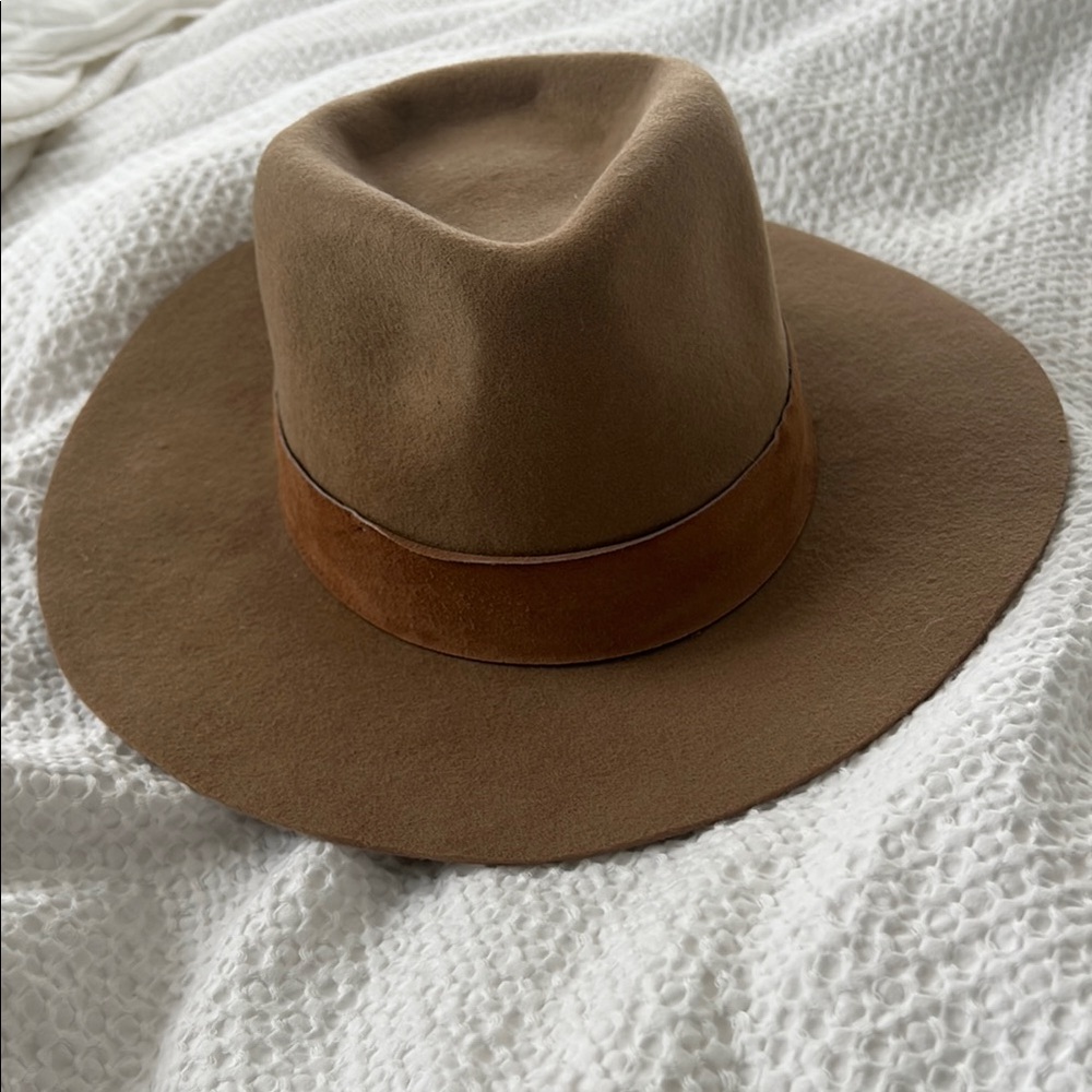 WYETH Brown Fedora Hat